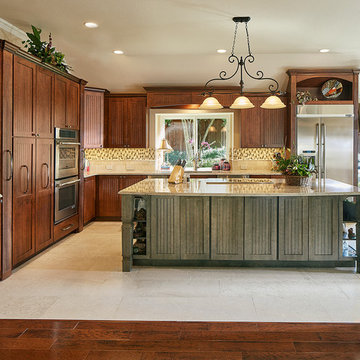 Transitional Plano Kitchen with Open Concept & Maximized Storage