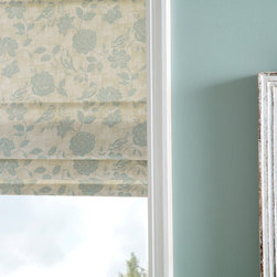 Using Blinds to contrast or co-ordinate with curtains - Roman Blinds