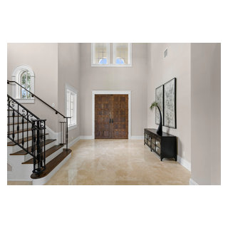 Global Transitional with Bay Views - Contemporary - Entry - Tampa - by ...