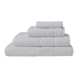 Fairhope Turkish Hand Towel in White - Bath Towels