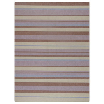 Avalon Blue and Brown Rug'd Chair Mat, 36"x48", .5" Pile Height