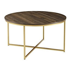 Walnut Round Coffee Table - Buy Modway Lippa 36 Mid Century Modern Round Coffee Table With Tripod Base In Walnut White Online In Turkey B07txlzl32 / Black/brown medium round wood coffee table.