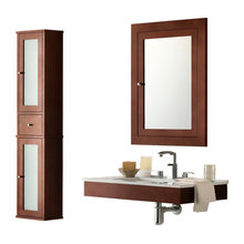 powder room vanity