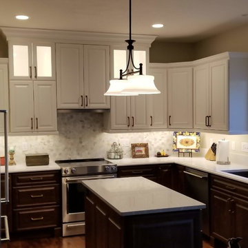 Dreamy Two-Tone Kitchen