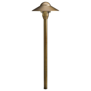 Dome Path Light 6", Centennial Brass