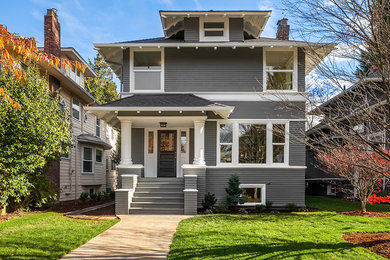 Craftsman exterior home idea in Seattle