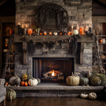 Gorgeous Fireplace Mantels with Wooden Corbels