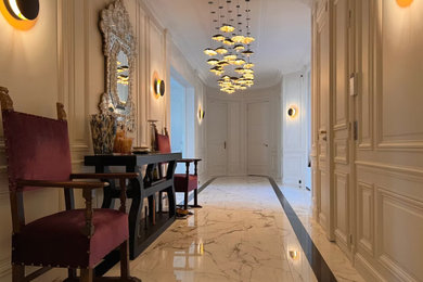 Idée de décoration pour un couloir.