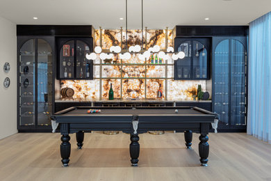 Inspiration for a contemporary family room in Sydney.