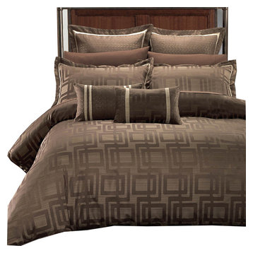 Contemporary Brown Duvet Covers, Brown Duvet Covers King Size