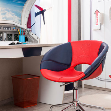 First Class Airplane Kids Bedroom