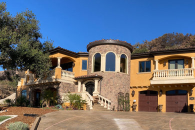 Photo of a mediterranean house exterior in San Luis Obispo.