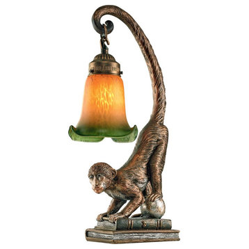 Design Toscano Monkey Business Table Lamp