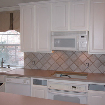 Before Picture with Labrador Antique Granite Project Plano, TX