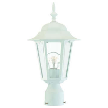 Acclaim Lighting Camelot 1 Light Post Mount, Textured White - 6117TW