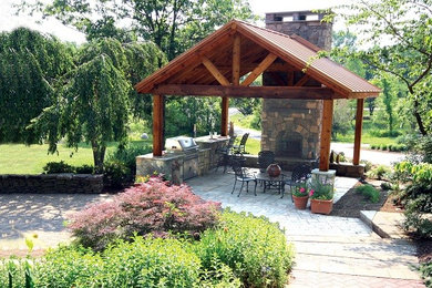Patio - rustic patio idea in Atlanta
