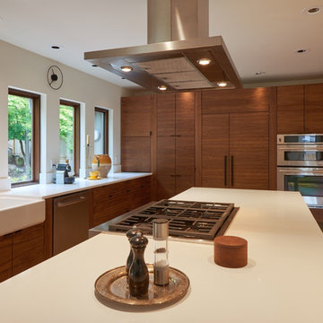 Glam/Mod Mid-Century Kitchen