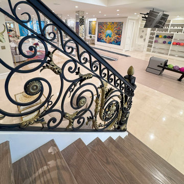 Project #135 | A Vibrant Double Curved Staircase