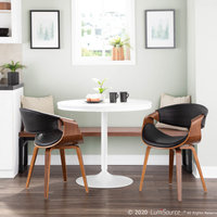 Symphony Chair, Walnut and Black