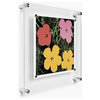 14x14" Acrylic Single Panel + Magnet Frame for 12x12" Art