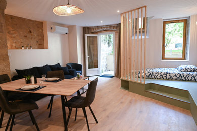 Inspiration pour une salle à manger design.