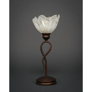 Leaf 1 Light Table Lamp In Bronze (35-BRZ-759)