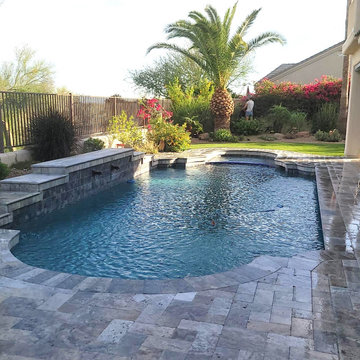 Pool Deck Stone Remodel