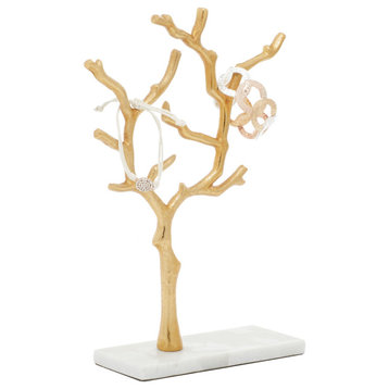 Modern Gold Marble Jewelry Stand 54285
