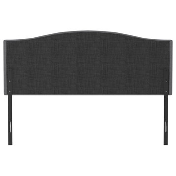 Hillsdale Furniture Provence Upholstered Full/Queen Headboard Glacier Gray