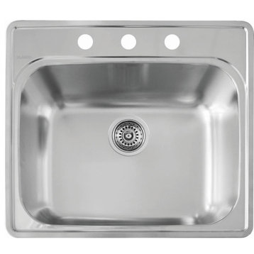 Blanco 441400 Essential Laundry Sink Drop In 25" x 22" - Brushed Satin