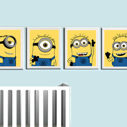 Despicable Me- Minions- Nursery Room Prints - Nursery Decor