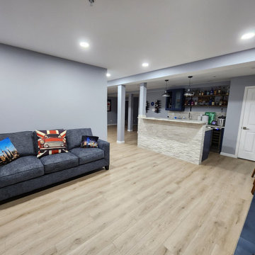 Basement remodel in Doylestown, PA