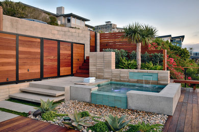 Pool - contemporary pool idea in San Diego