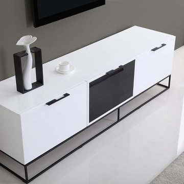 Animator TV Stand | High-Gloss White
