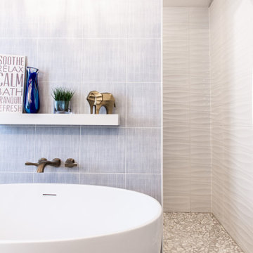 Westfield Waterfall Wall Master Bath