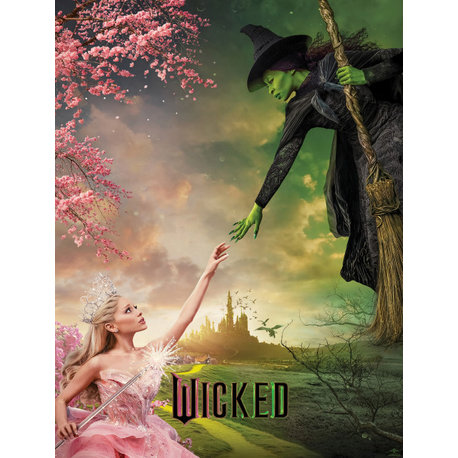 Wicked Elphaba and Glinda Peel and Stick Wall Mural