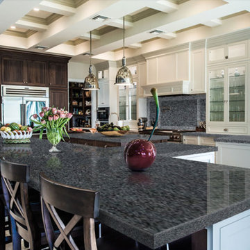 Azul Platino Granite Kitchen