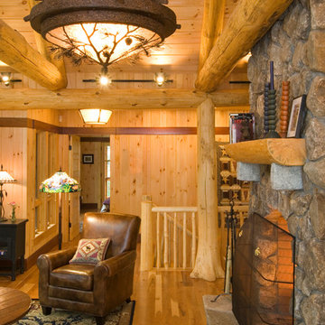 Unique Hybrid of Conventional, Timber and Log Framed Home