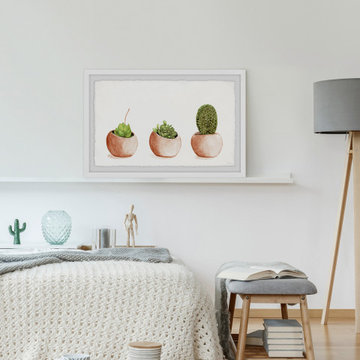 "Copper Pots" Framed Painting Print