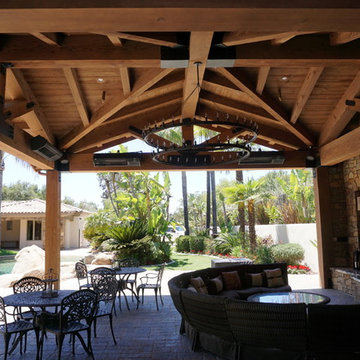 Outdoor Kitchen Entertainment System