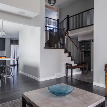 Shades Of Grey; Elegant Main Floor Kitchen Renovation