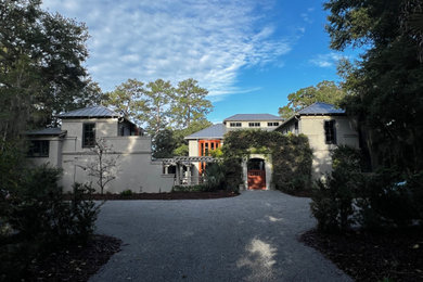 Inspiration for a modern exterior home remodel in Atlanta