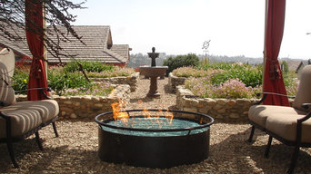Outdoor Fire Pits using FireCrystals fire glass