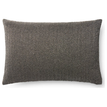 Grey 13"x21" Decorative Accent Pillow
