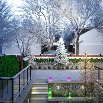 Semi Detached Bungalow - Backyard Landscape
