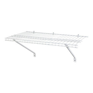 Closetmaid 139500 Vinyl Coated Steel Close Mesh Wire Shelf White