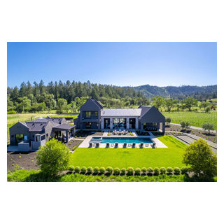 Wine Country Modern Farmhouse - Farmhouse - Exterior - San Francisco ...