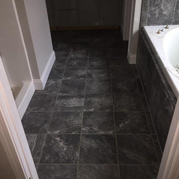 12*12 Charcoal Crest bathrooms