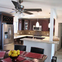 u shaped kitchens
