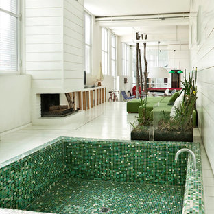 Inspiration för ett funkis vardagsrum